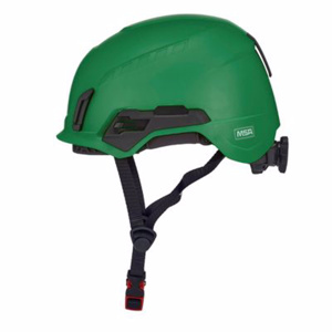 MSA V-Gard H2™ Non-vented Safety Helmets 53 - 63 cm Circumference Ratcheting No Logo Green