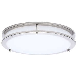 LED GLAMOUR BN 13IN FLUSH 62-1876 SAT