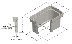 PHA132418XE001X000 HH 13X24IN ELECTRIC