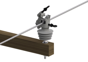 Preformed Line Products Polymer Vise Top Pin Insulators