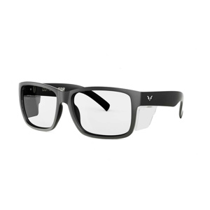 Co Eyewear Safety Glasses Clear Matte Black