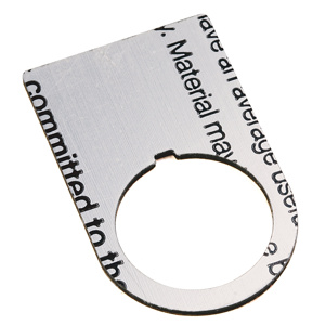 Rockwell Automation Push Button Legend Plates