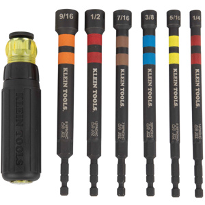 Klein Tools Magnetic Ratcheting Power Hollow Nutdriver Sets Klein Tools Magnetic Ratcheting Power Hollow Nutdriver Sets
