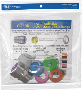 American Fittings CG-K Series Cord Grip Connector Kits