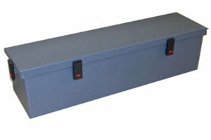 Qube NEMA 3R / 4X Hinged Latch Cover Wiring Troughs 6 x 6 x 24 in Without Knockouts