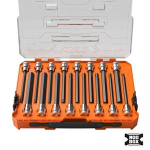 Klein Tools Metric / SAE Socket Sets 3/8 in 16 Piece