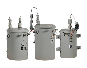 Ermco Single Phase Polemount Transformers 25 kVA 12470GY/7200 V 240/480 V