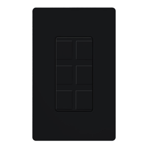 Lutron SC-6PF Satin® Designer Series Faceplate Inserts with Blanks Plastic
