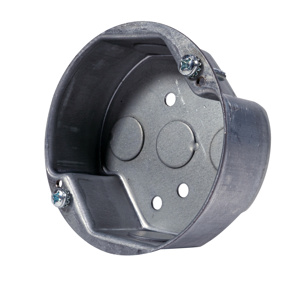 Southwire 4 in Round Fan Boxes 1-1/2 in Steel Screws