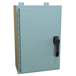 Hammond Manufacturing Wall Mount Continuous Hinge Weatherproof Enclosures 30 x 10 x 42 in Without Knockouts Gray NEMA 12/13
