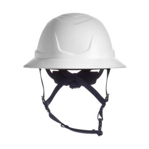 MSA V-Gard H2™ Non-vented Safety Helmets 53 - 63 cm Circumference Ratcheting Xcel Logo White