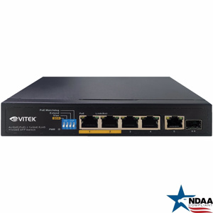 VT-4P60G UNMANAGED 4 PORT COMP SW