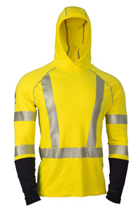NSA FR DRIFIRE® High Vis Performance Hoodies Small Fluorescent Yellow Male