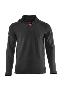 NSA FR DRIFIRE® Power Grid™ 1/4 Zip Lightweight Shirts Large Black Mens