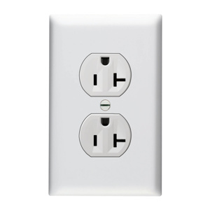 3232TR20SW 20A 125V RCPT WHT