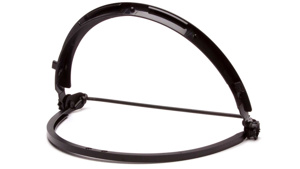 Pyramex Hard Hat Adapters Face Shields, Full Brim