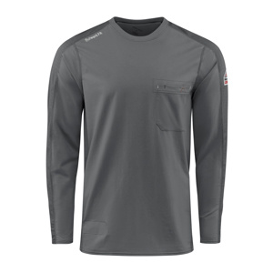 STT2CH-MED FLEX KNIT TEE CHAR/MED
