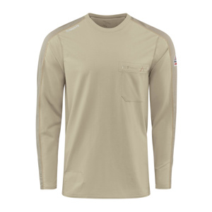 STT2KH-MED FLEX KNIT TEE KHAKI/MED