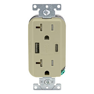 AC2X3-I DECO TYP AC USB 20A 27W IVY