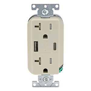 AC2X3-T DECO TYP AC USB 20A 27W LA
