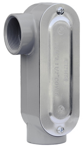 Dottie Type LR Conduit Bodies Aluminum Die Cast 1 in Cover, Gasket Included