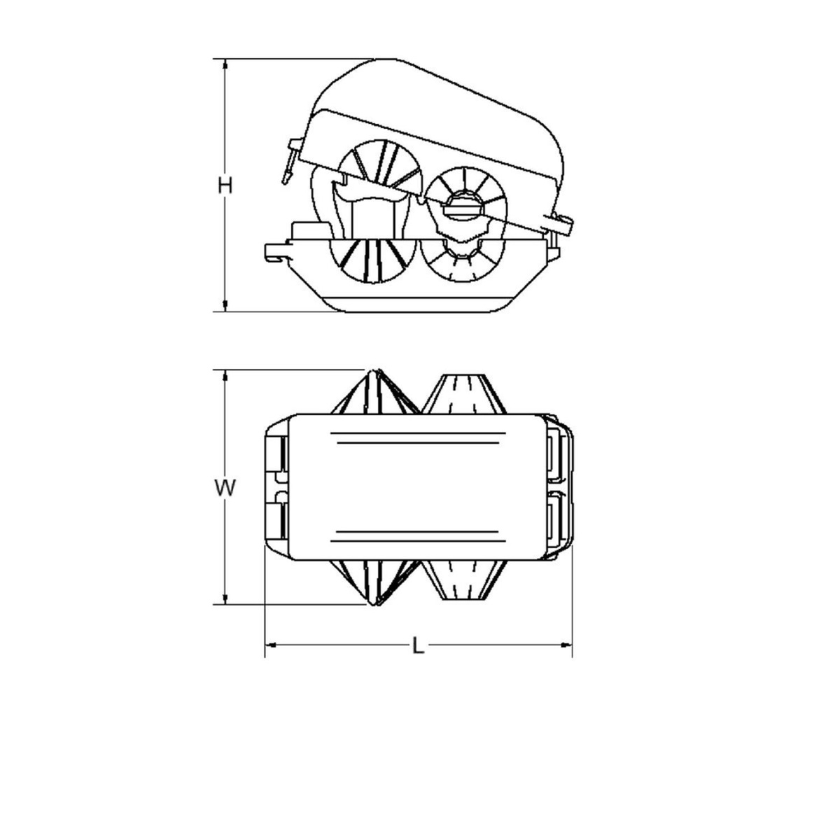 Burndy | Burndy KPU Series Polytap™ Insulated Gutter Taps Aluminum ...