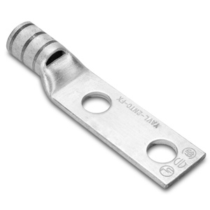 Burndy YA Series Standard Barrel Compression Lugs 2 Hole Pink 500 Cu