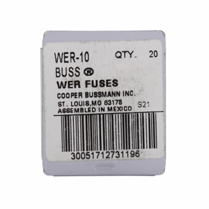 Eaton Bussmann WER Series Telecommunication Fuses