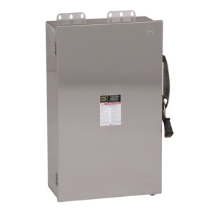 Square D Heavy Duty Fused Disconnects 200 A NEMA 4/4X/5 600 VAC 3 Phase