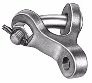 Hubbell Power YCS Ductile Iron Y-Clevis Eyes Ductile Iron
