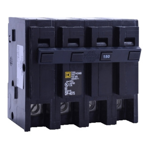 Square D Homeline™ HOM Series Molded Case Plug-in Circuit Breakers 2 Pole 120 VAC 150 A