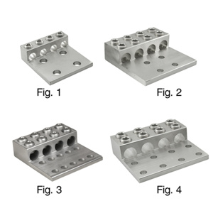 nVent ILSCO T4A4 Series Dual Rated Mechanical Lugs