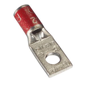 ABB Blackburn CTL Series Short Barrel Compression Lugs 1/2 in 1 Hole Red 350 Cu