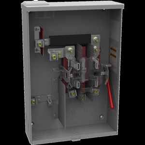 <em class="search-results-highlight">Milbank</em> Lever Bypass Ringless Meter Sockets 200 A 600 VAC OH/UG with Side Wireway 4 Jaw 1 Position 1 Phase Ground Lug Small Closing Plate
