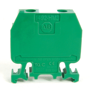 Rockwell Automation 1492-HM3 H Series NEMA / IEC Style Finger Safe Terminal Blocks Screw #22 to #8 AWG