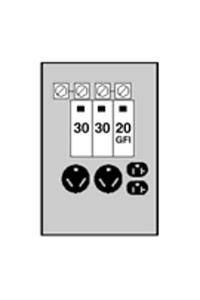 ABB Midwest Electric Unmetered RV Surface Temporary Power Units