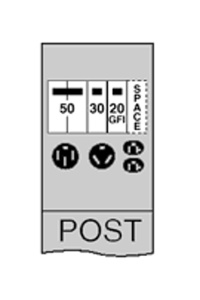 ABB Midwest Electric Unmetered RV Earth Burial Pedestals