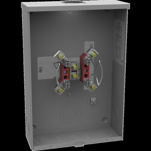 <em class="search-results-highlight">Milbank</em> No Bypass Ringless Meter Sockets 200 A 600 VAC OH/UG 4 Jaw 1 Position 1 Phase Triplex Ground Small Hub