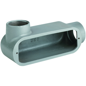 Hubbell-Killark Electric Duraloy 5 Series Type LL Conduit Bodies Copper-Free Aluminum 1-1/2 in Type LL