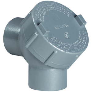 Hubbell-Killark Electric Rigid / IMC Threaded Capped <em class="search-results-highlight">Elbows</em> 3/4 in Aluminum 90 deg
