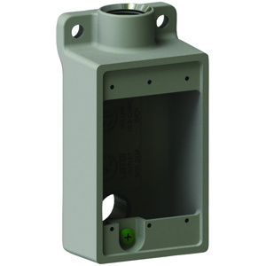 Hubbell-Killark Electric FSLB Device Boxes Copper-free Aluminum 3/4 in