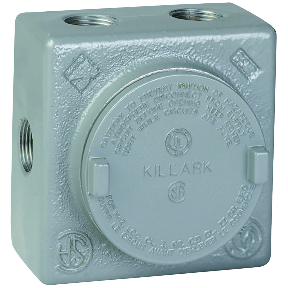 Hubbell Killark Electric Hubbell Killark Electric Conduit Junction Boxes With Cover Aluminum