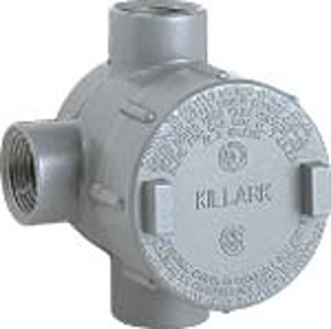 Hubbell-Killark Electric GE Type T <em class="search-results-highlight">Conduit</em> Bodies Aluminum (Copper-free) 1/2 in Cover Included