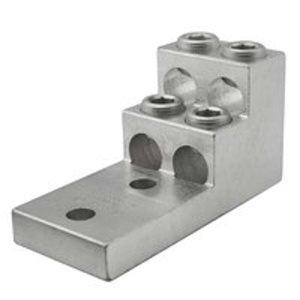 Ilsco PB Series Panelboard Stack Lugs Aluminum Alloy 4 Conductor 750 kcmil - 1/0 AWG (Str)