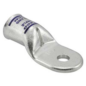 Ilsco CCL Series Standard Barrel Compression Lugs 1/2 in 1 Hole Purple 4/0 Cu