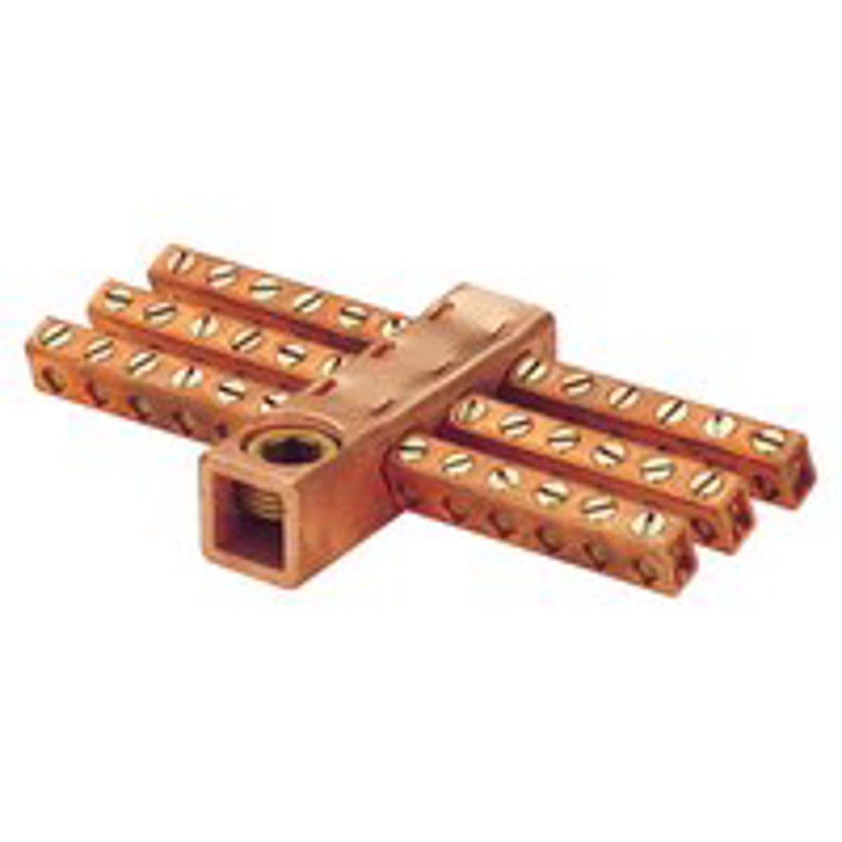 Ilsco | Ilsco CAN Series Copper Neutral Bars 250 Kcmil - 6 AWG, 6 - 14 ...