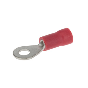 NSI Industries R Series Insulated Ring Terminals 22 - 18 AWG #6 Red