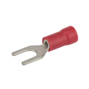 NSI Industries Insulated Fork Terminals 22 - 18 AWG Vinyl Red