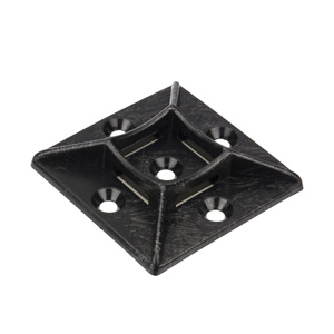 NSI Industries Cable Tie Mounts Black Adhesive Mount