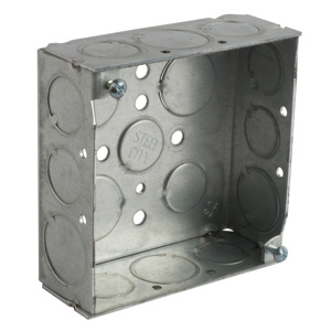 ABB Thomas & Betts 4 Square Outlet 1900 Boxes 4 Square Box Screws 1-1/2 in Metallic